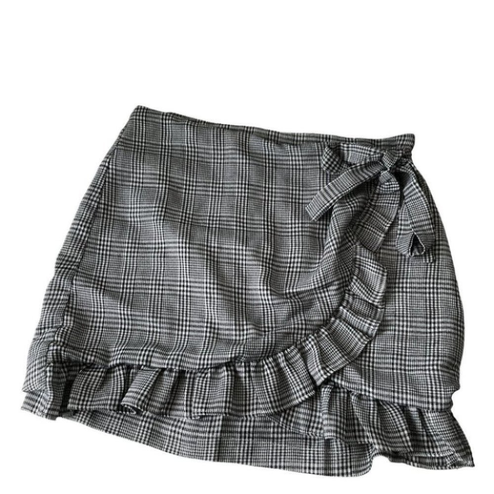 Honey Belle  Gingham Wrap Skirt